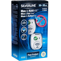 Aparat cu ultrasunete contra rozatoarelor (soareci, sobolani, etc.) - raza actiune 2X30mp