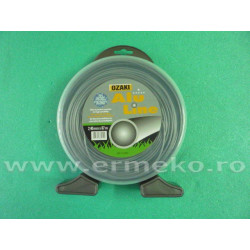 Fir damil aluminiu (fir nylon pentru cosit) - 2.50mmx81m